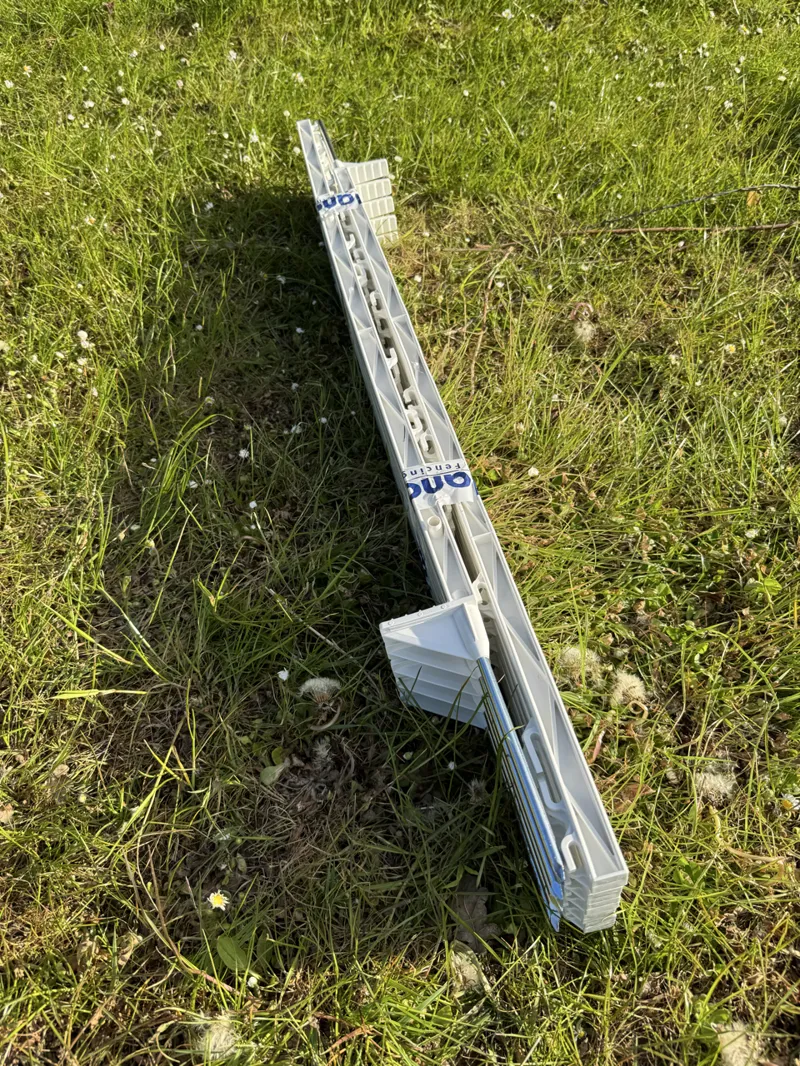 Rutland Electric Fence Post White 105 cm x10 Pack