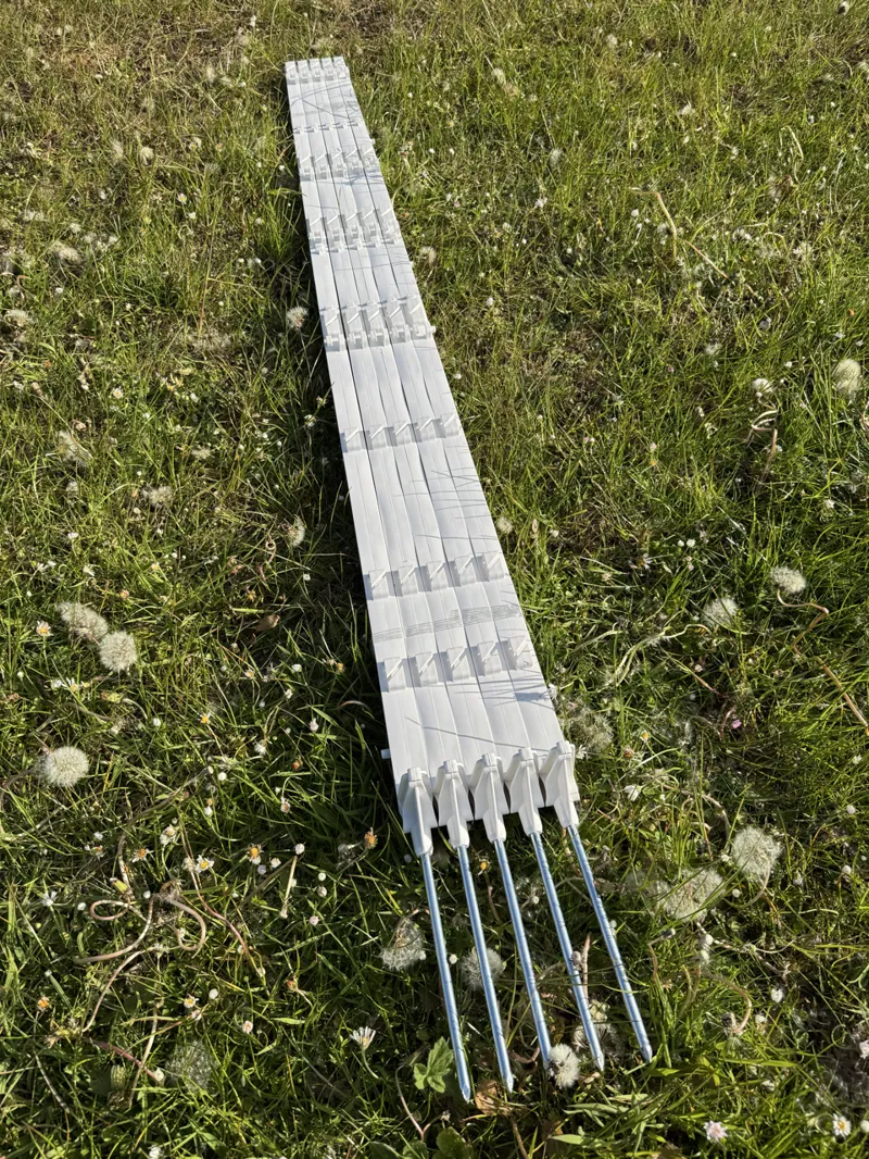  Rutland Electric Fence Post 156cm Post White x1