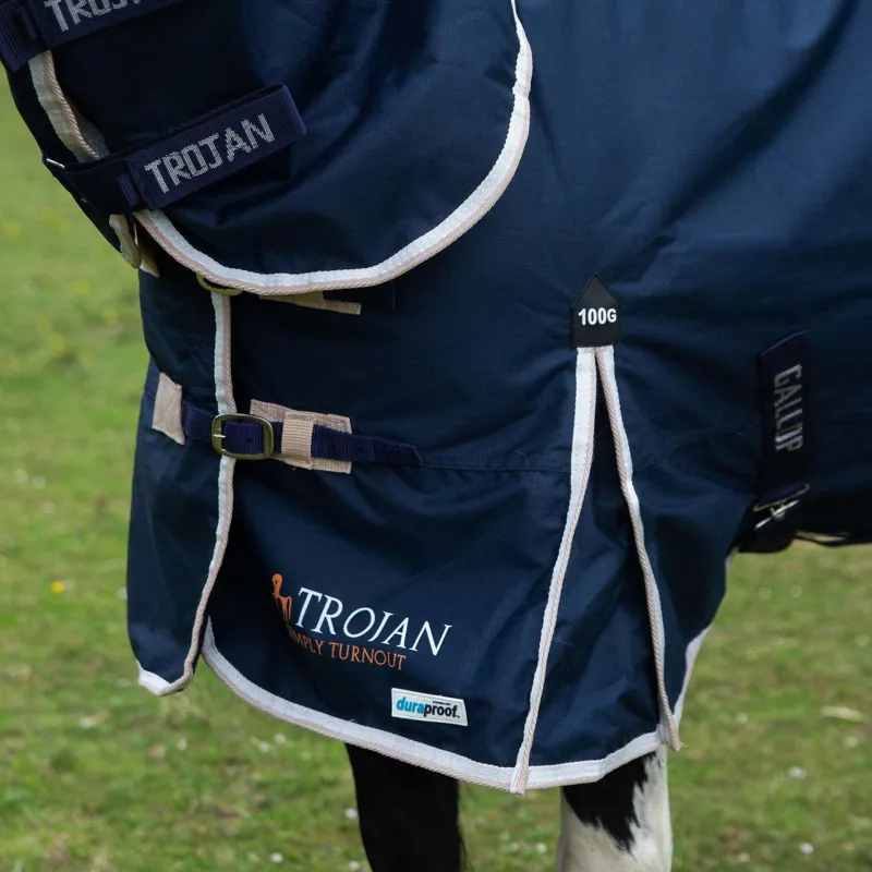 Gallop 600D TROJAN 100g Duraproof Combo Turnout Rug-2