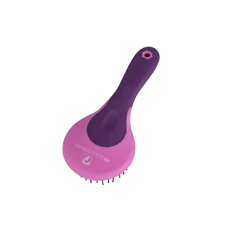 Hy Equestrian Pro Groom Mane and Tail Brush Purple/Pink