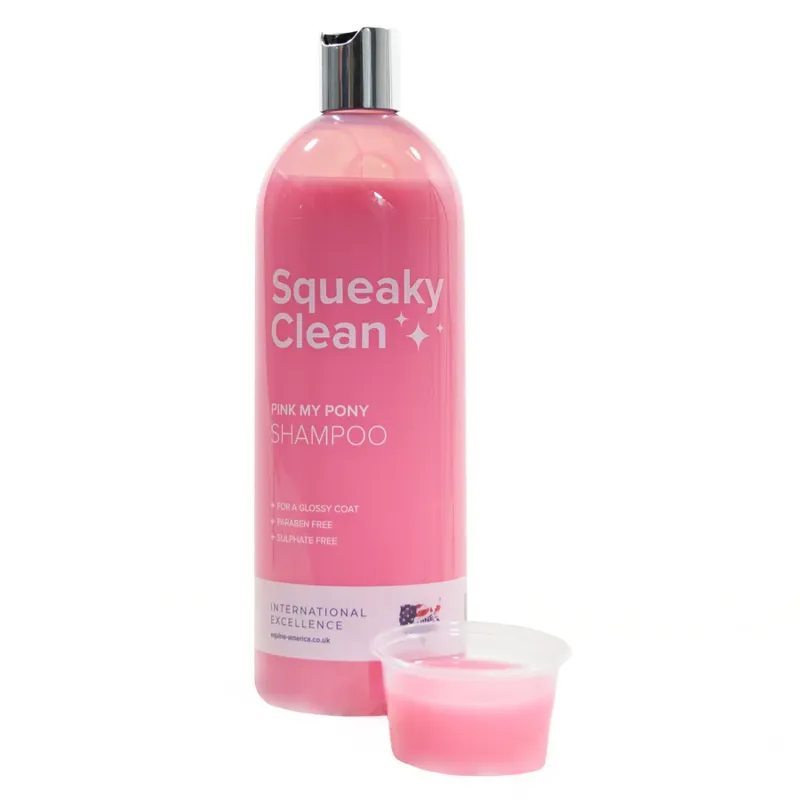Equine America Squeaky Clean Pink My Pony Shampoo 1L-1