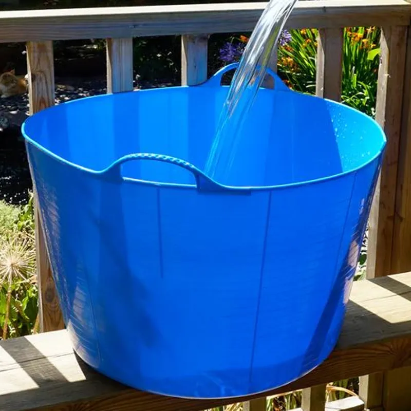 Red Gorilla Flexible Tub Buckets Various Sizes in Blue -2