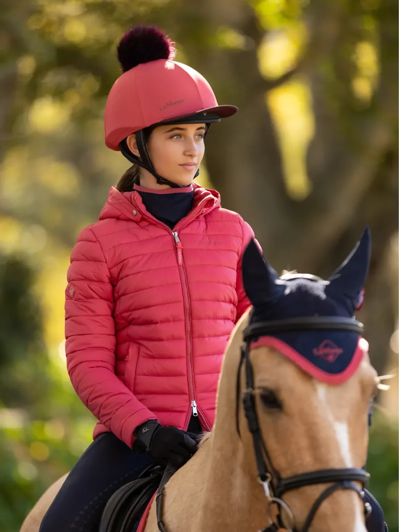 LeMieux Pom Hat Silk - Cranberry