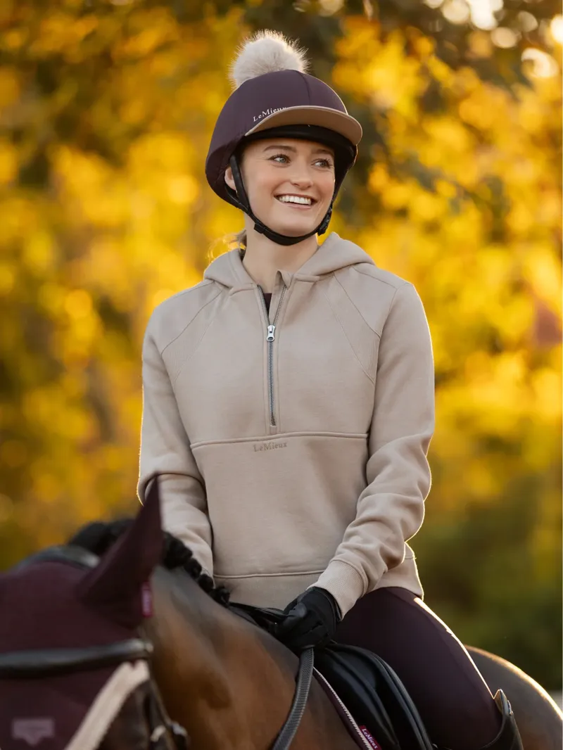 LeMieux Pom Hat Silk - Damson