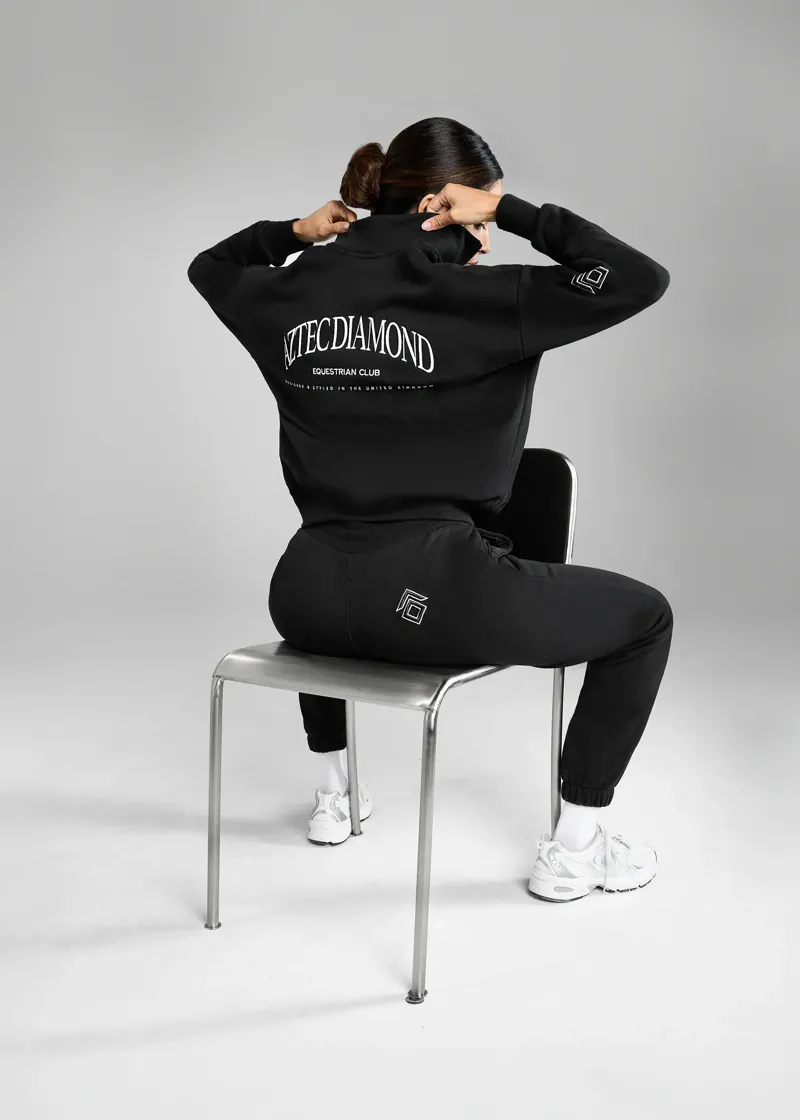 Aztec Diamond EQ Club Half Zip Sweater - Black