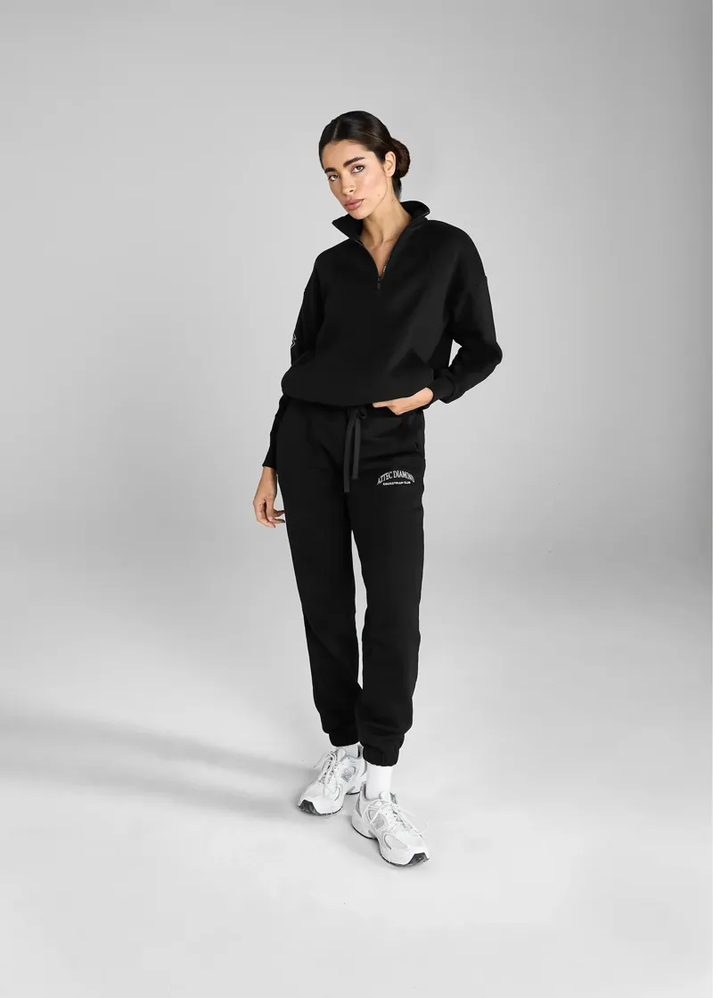 Aztec Diamond EQ Club Half Zip Sweater - Black-1