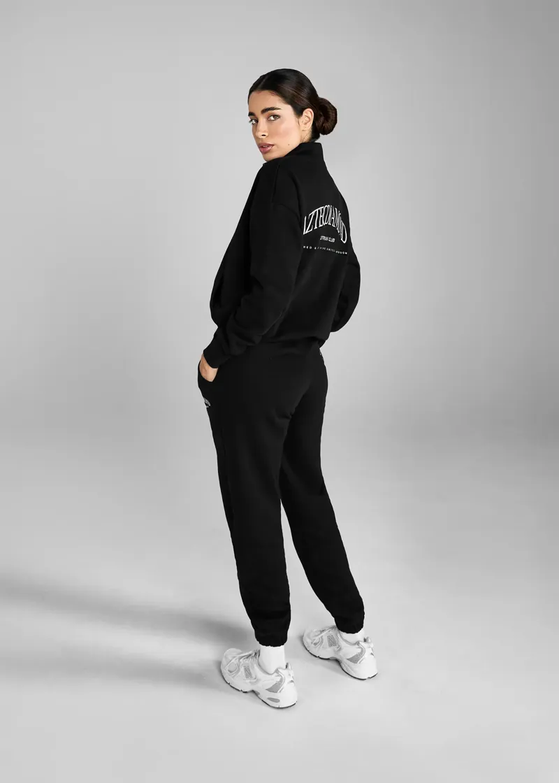 Aztec Diamond EQ Club Half Zip Sweater - Black-4