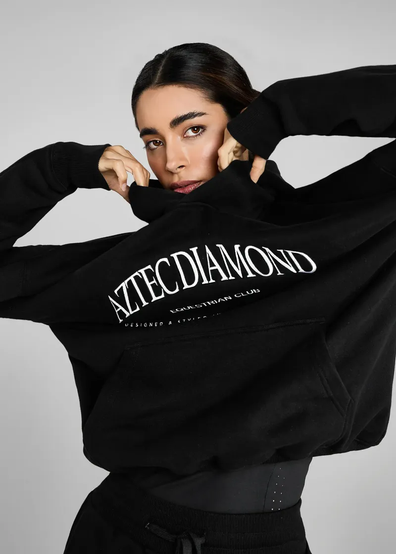 Aztec Diamond EQ Club Pull On Hoodie - Black