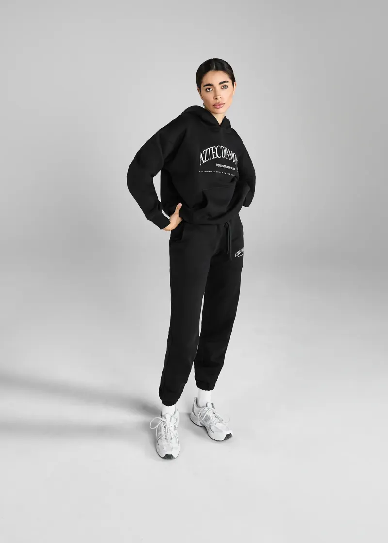 Aztec Diamond EQ Club Pull On Hoodie - Black-3