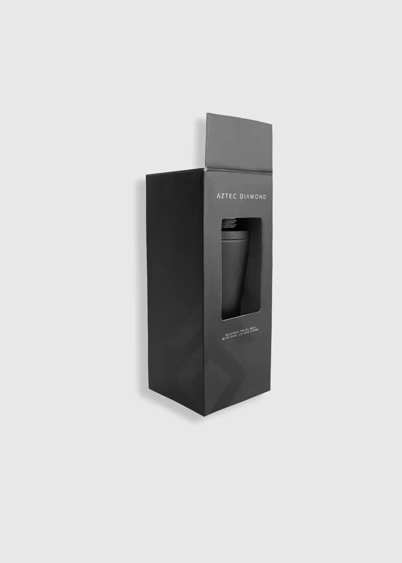 Aztec Diamond Travel Mug - Black-1