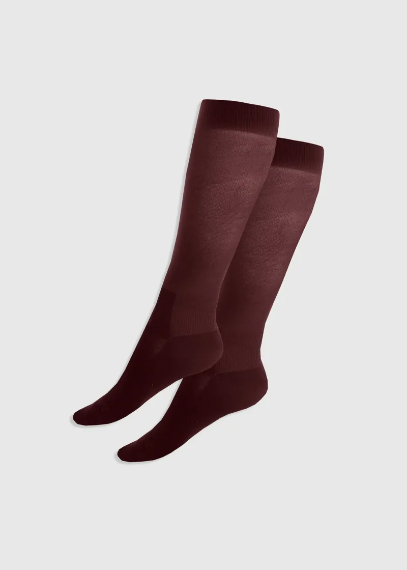 Aztec Diamond Autumn Socks Gift Box Cherry/Mocha/Raspberry-3