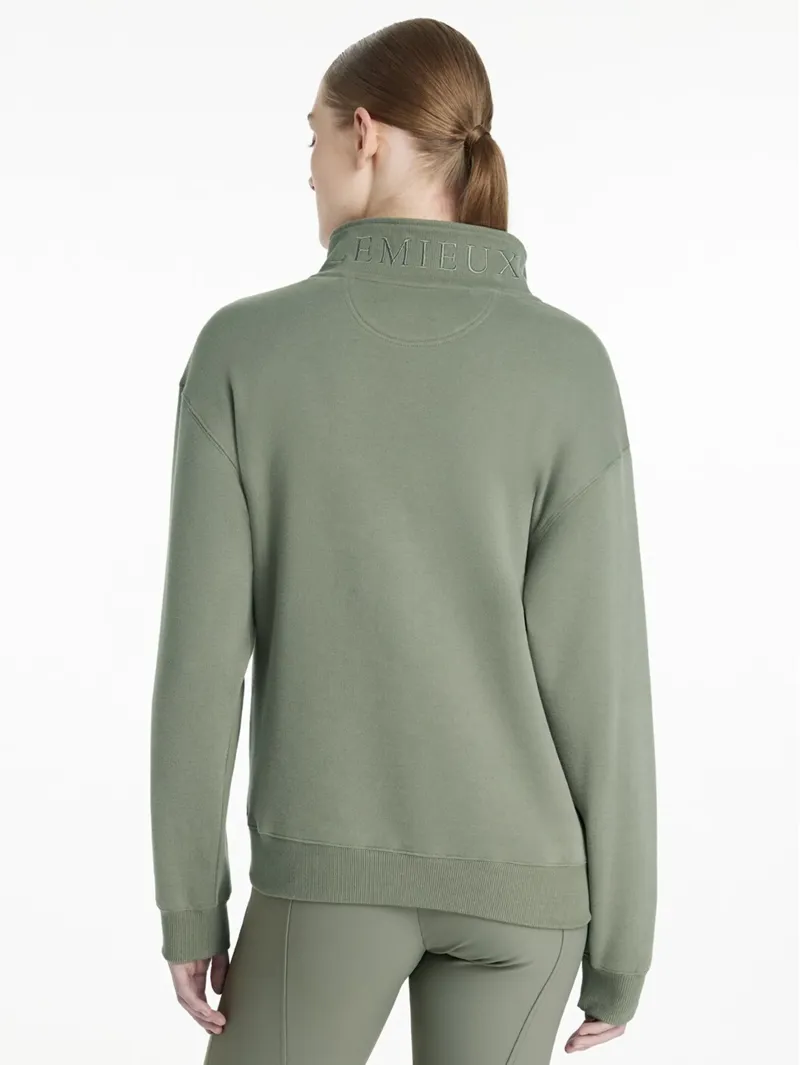 Lemieux Keira 1/4 Zip Sweat - Rosemary-1