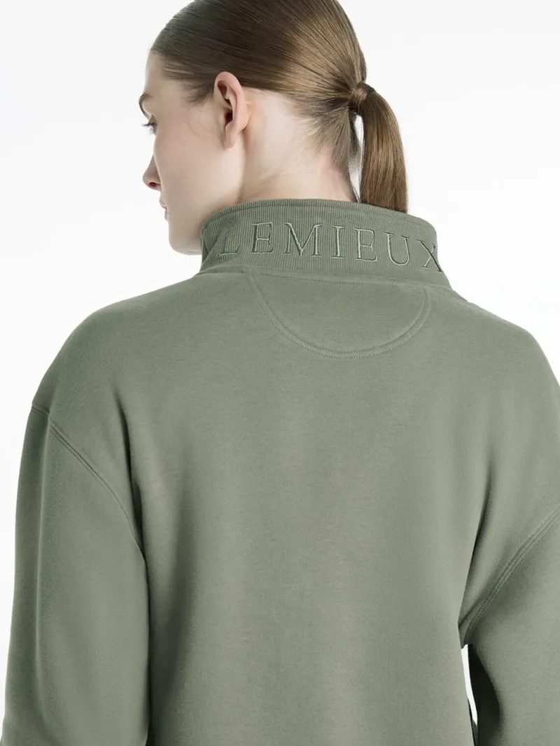 Lemieux Keira 1/4 Zip Sweat - Rosemary-3