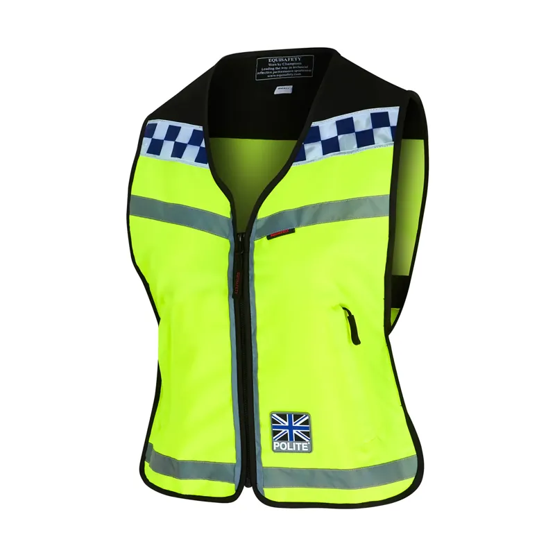 Equisafety Polite Reflective Rider Waistcoat