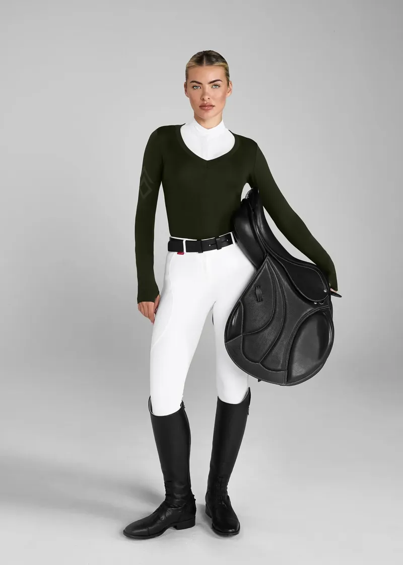 Aztec Diamond Show Sweater - Forest Green-4