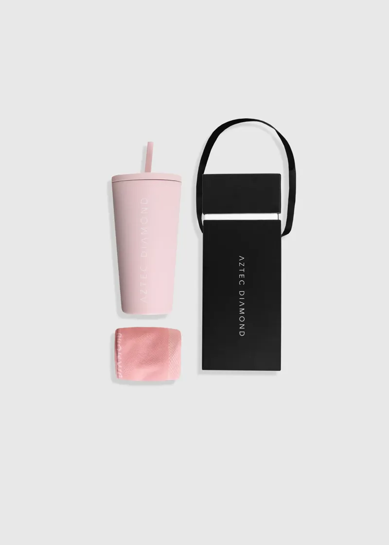 Aztec Diamond Young Rider Travel Mug and Socks Gift Box - Pink-1