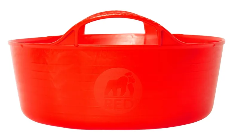 Red Gorilla Flexible Tub Buckets Various Sizes in Red-1