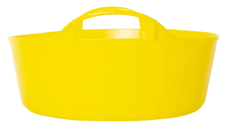 Red Gorilla Flexible Tub Buckets Various Sizes in Yellow-1
