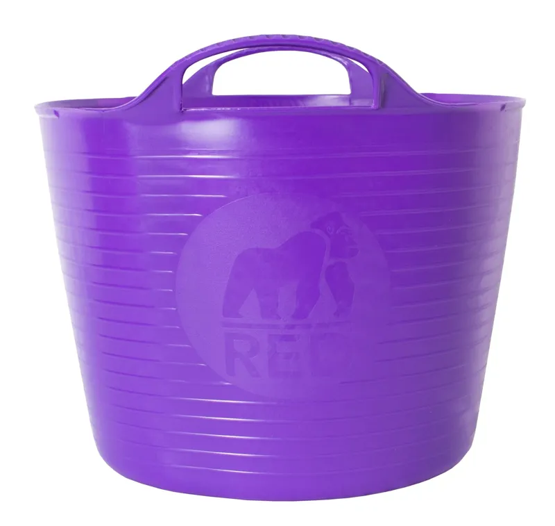 Red Gorilla Flexible Tub Buckets Various Sizes in Purple