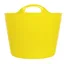 Red Gorilla Flexible Tub Buckets Various Sizes in Yellow
