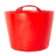 Red Gorilla Flexible Tub Buckets Various Sizes in Red