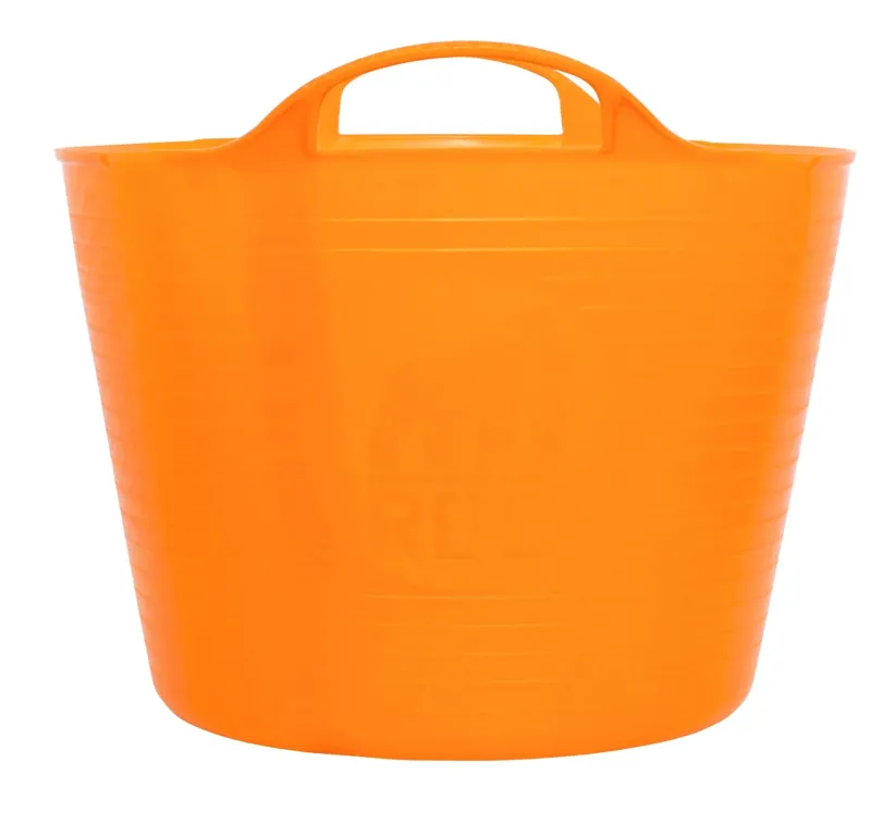 Red Gorilla Flexible Tub Buckets Various Sizes in Orange
