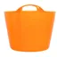 Red Gorilla Flexible Tub Buckets Various Sizes in Orange