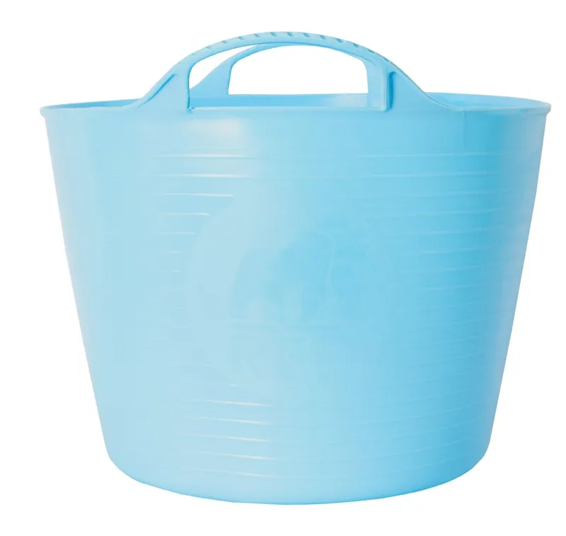 Red Gorilla Flexible Tub Buckets Various Sizes in Sky Blue