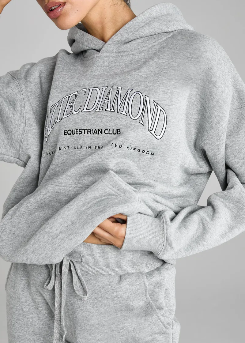 Aztec Diamond EQ Club Pull On Hoodie - Grey-3