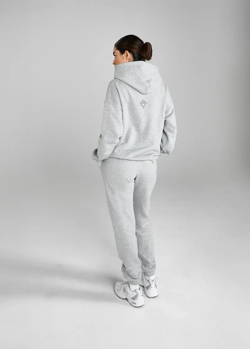 Aztec Diamond EQ Club Pull On Hoodie - Grey-5