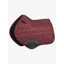 LeMieux Crystal Suede Close Contact Pad - Burgundy - Large