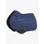 LeMieux Crystal Suede Close Contact Pad - Navy - Large