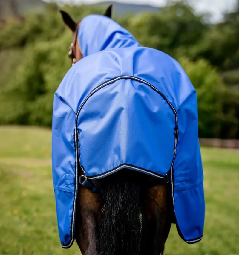 Horseware Amigo Hero Ripstop Plus Turnout 100g Light. Blue-Navy-Grey-2