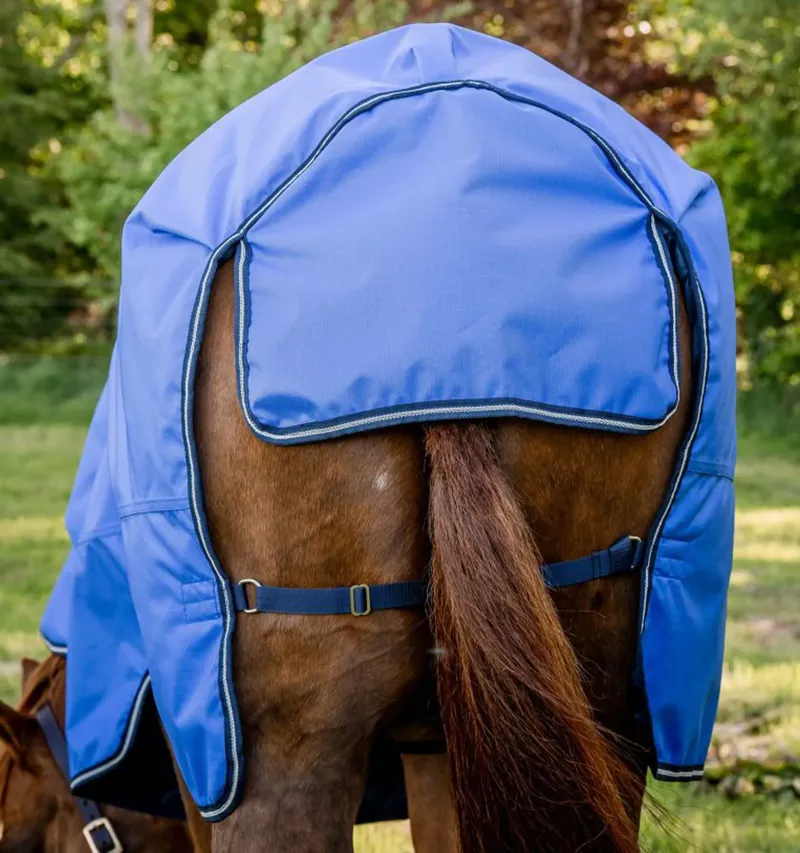 Horseware Amigo Hero Ripstop Plus Turnout 100g Light. Blue-Navy-Grey-3