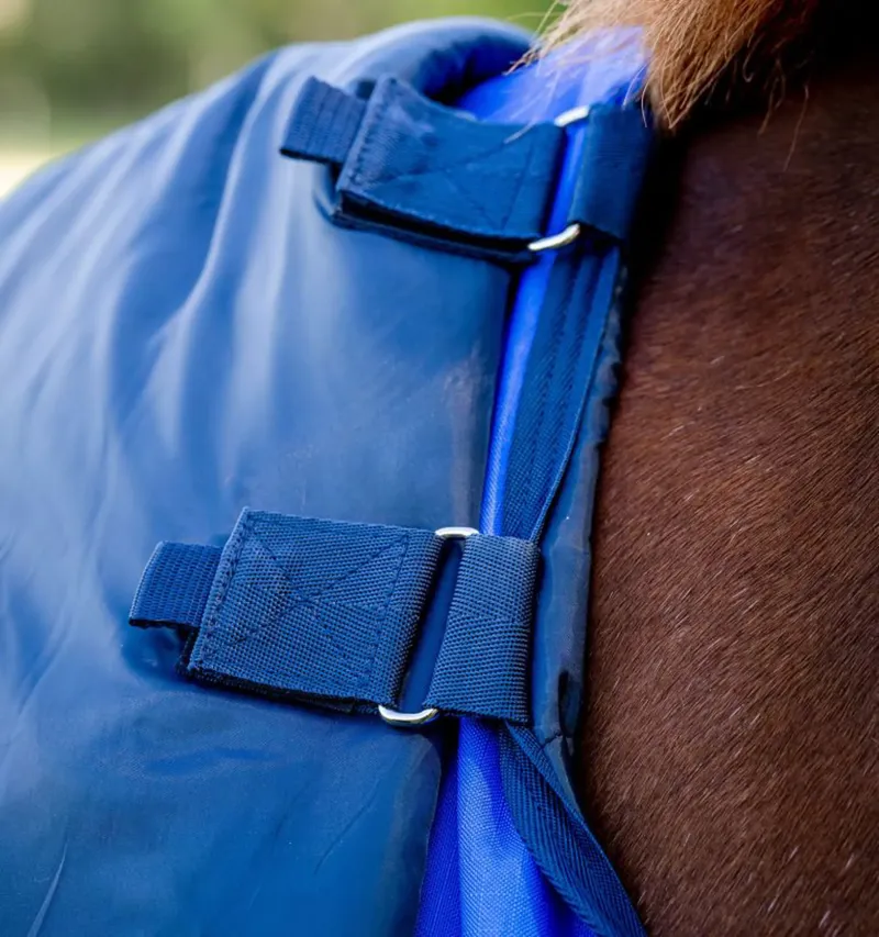 Horseware Amigo Hero Ripstop Plus Turnout 100g Light. Blue-Navy-Grey-5