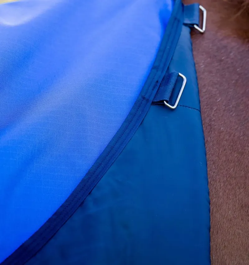 Horseware Amigo Hero Ripstop Plus Turnout 100g Light. Blue-Navy-Grey-6