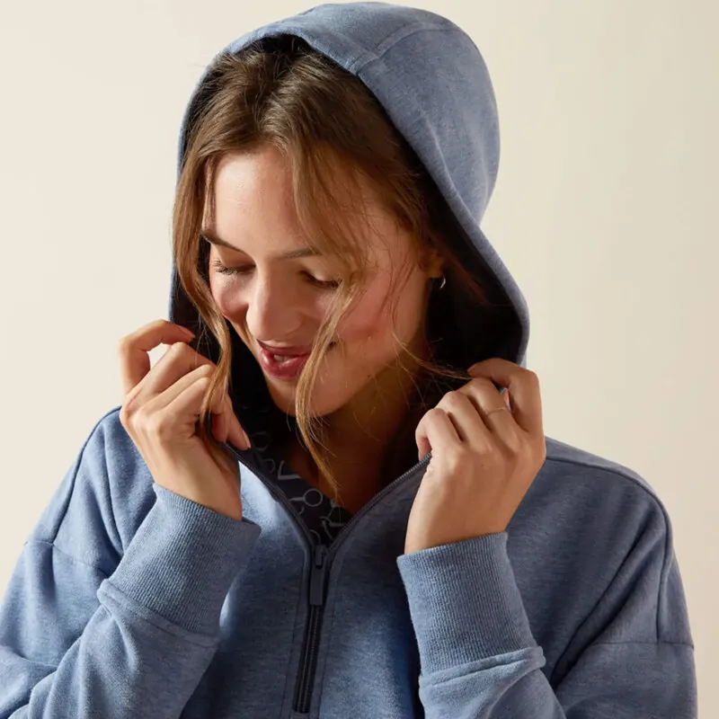 Ariat Womens Rabere 2.0 Hood - China Blue Heather-4