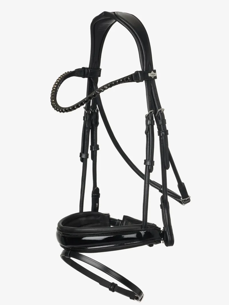 LeMieux Kudos Patent Dressage Bridle Black Full