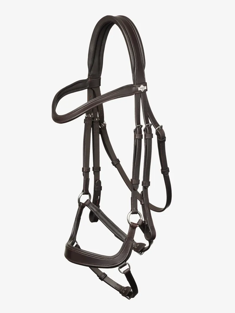 LeMieux Arika Drop Bridle Brown Silver 