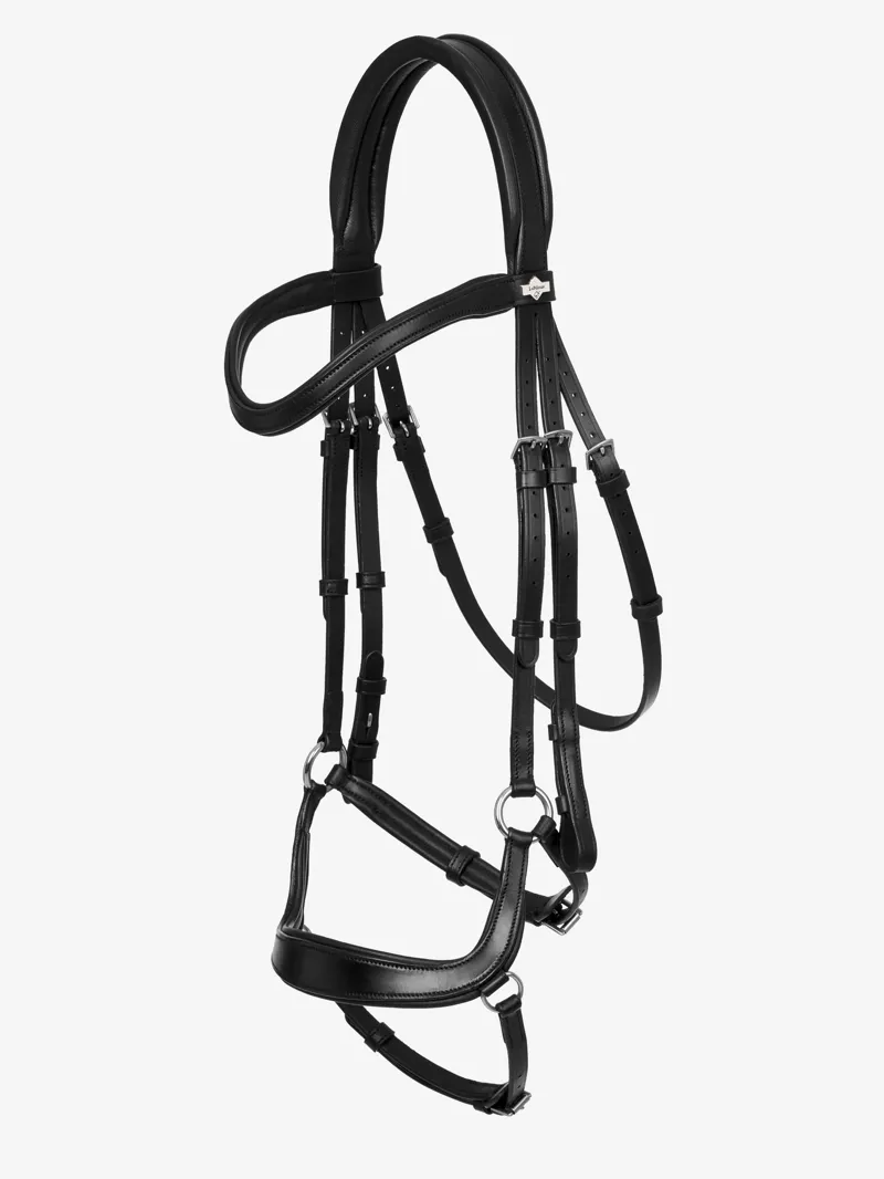 LeMieux Arika Drop Bridle Black Silver