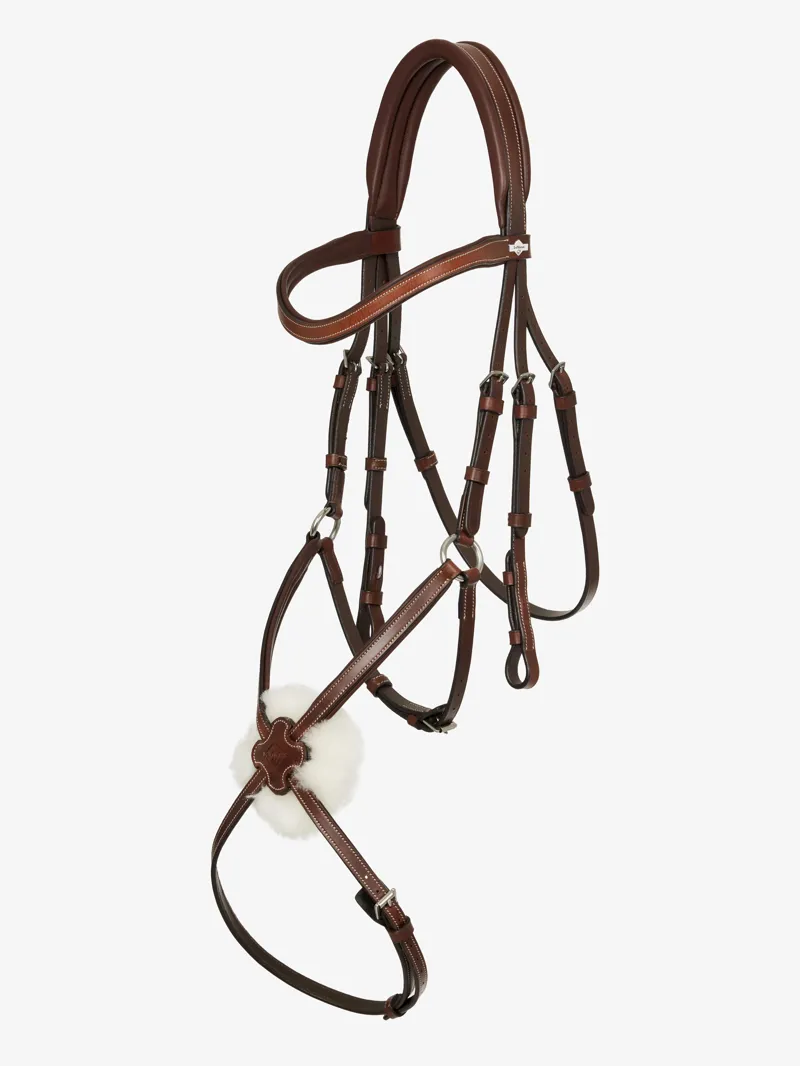 LeMieux Arika Grackle Bridle Havana Silver
