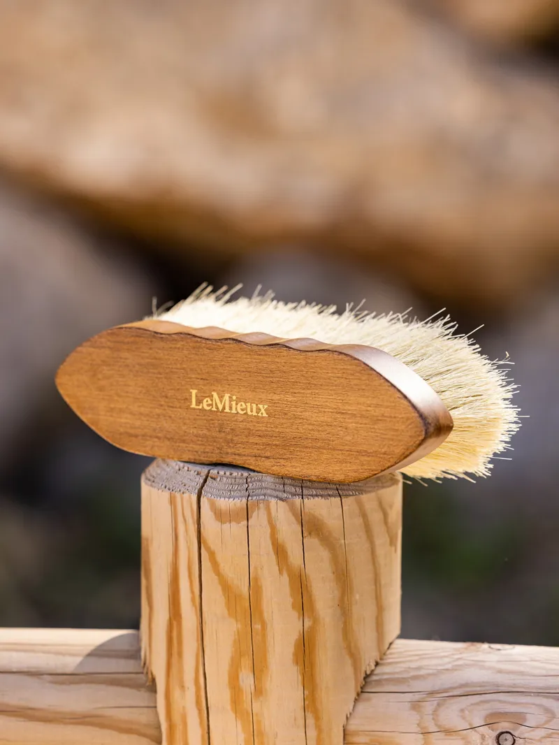 LeMieux Artisan Deep Clean Dandy Brush - Brown-2