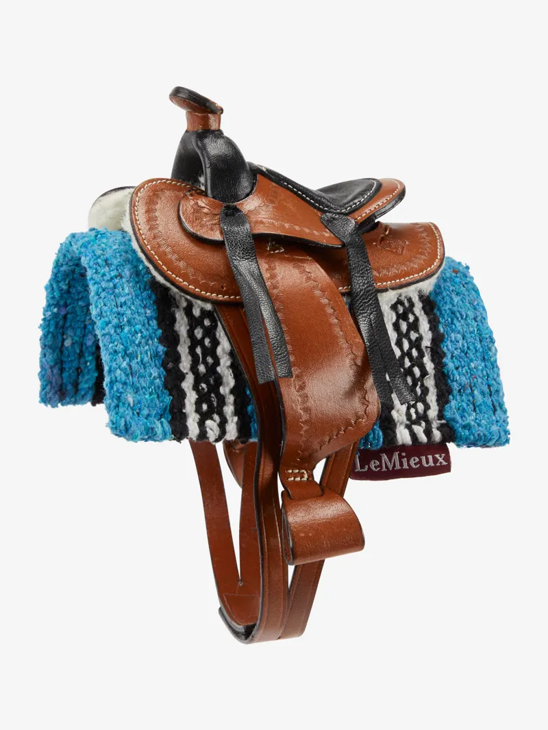 LeMieux Toy Pony Western Pad - Azure-3