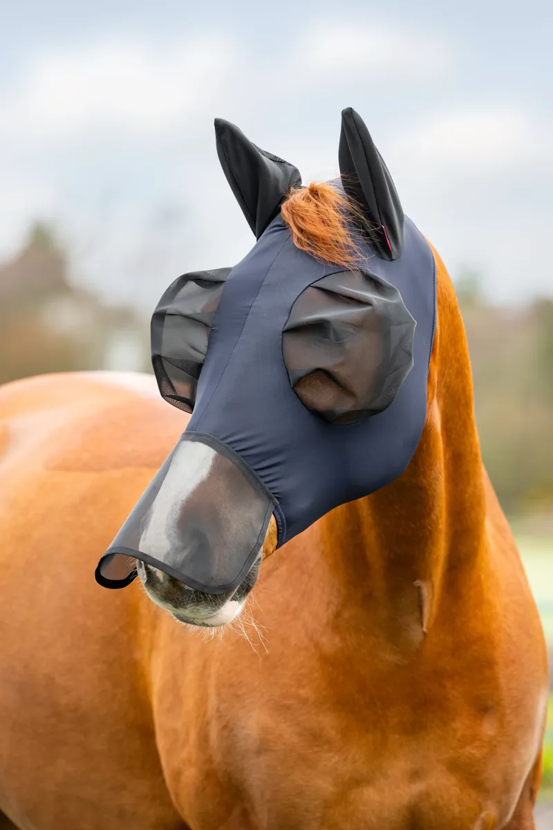 LeMieux Bug Relief Full Mask Navy-1