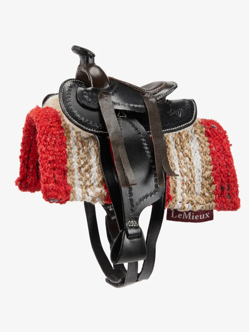 LeMieux Toy Pony Western Pad - Chllli Red-3