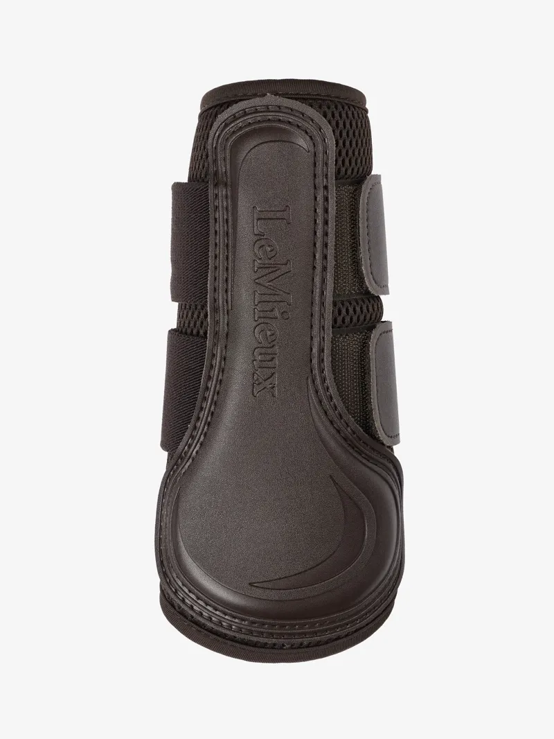 LeMieux Mesh Brushing Boots - Brown-3