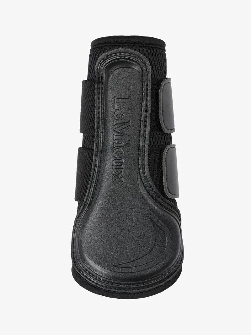 LeMieux Mesh Brushing Boots - Black-4
