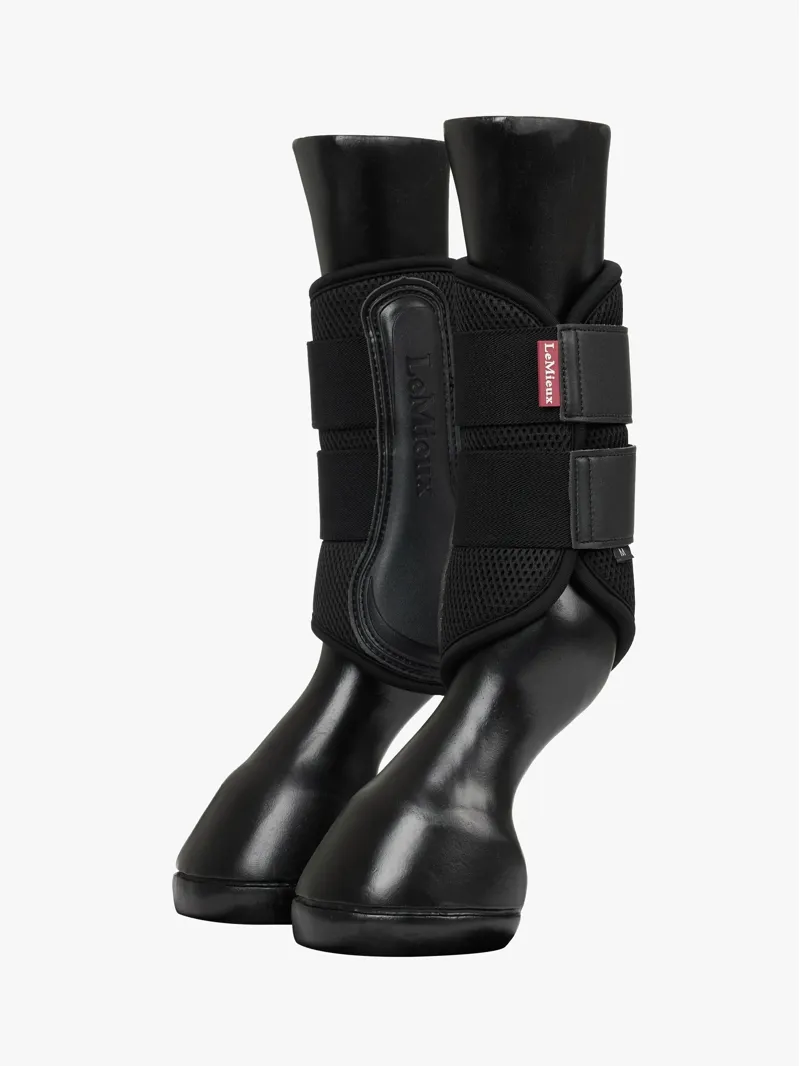 LeMieux Mesh Brushing Boots - Black