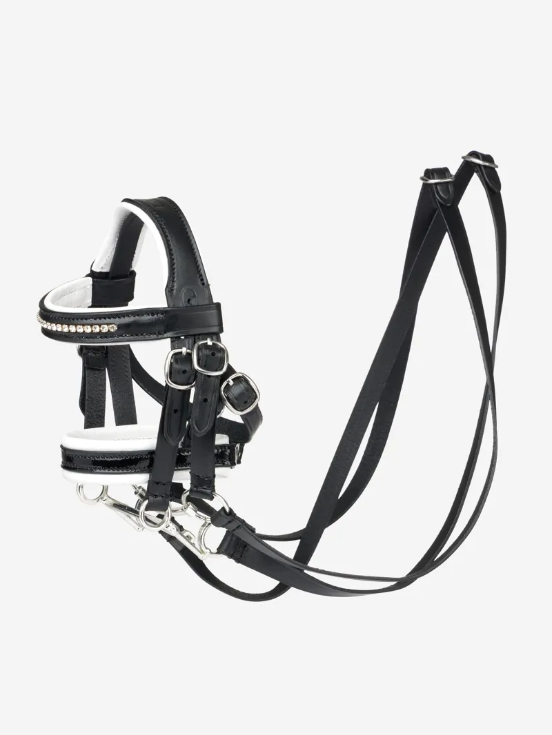 LeMieux Toy Pony Double Bridle - Black