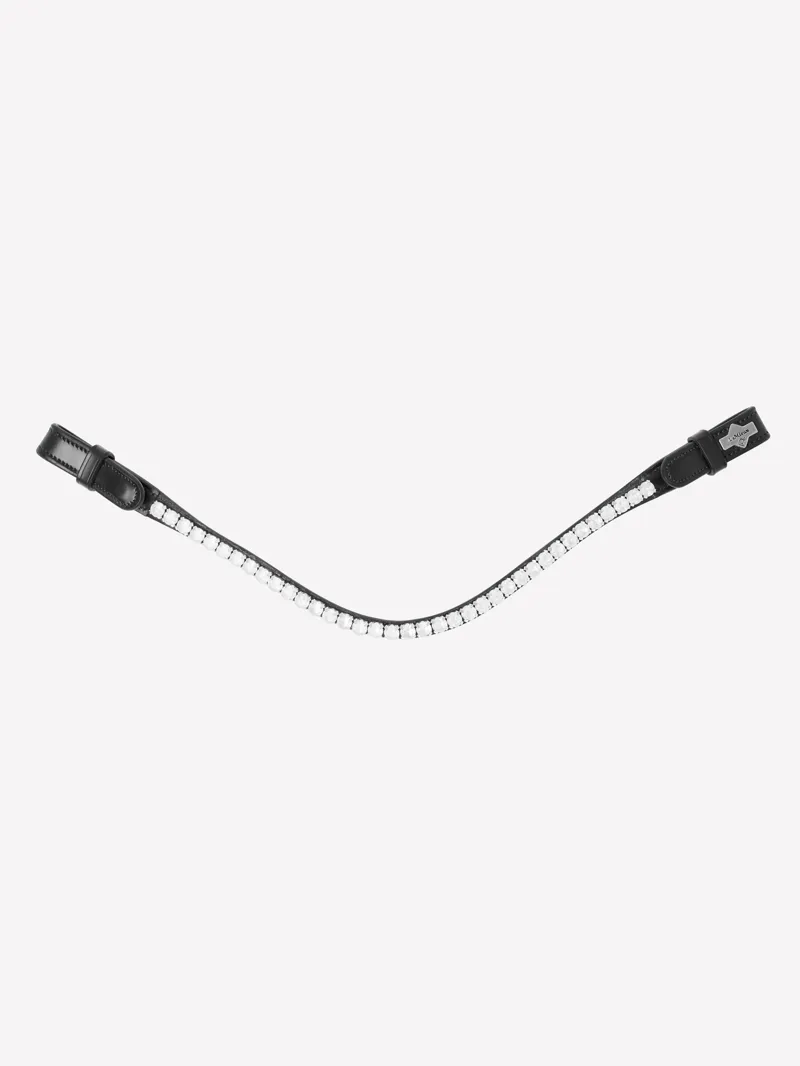 LeMieux Ice Crystal Browband - Black - Full-1
